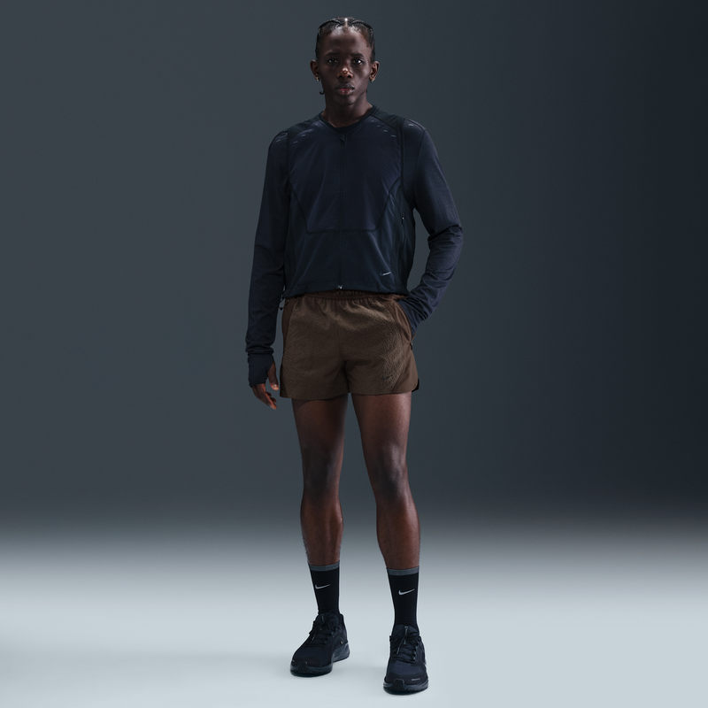 Shorts De Correr Dri-Fit Adv De 13 Cm Con Forro De Ropa Interior Para Hombre Nike Run Marrón
