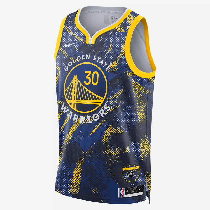 Jersey Nike Dri-FIT de la NBA Swingman para hombre Stephen Curry Golden State Warriors 2025/26 Select Series Azul
