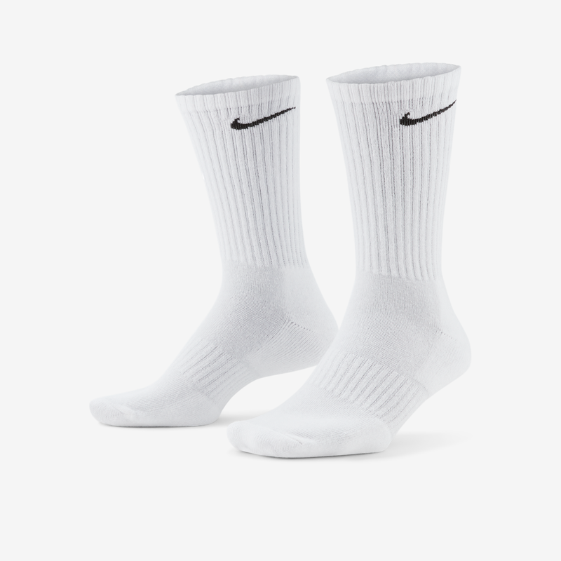Calcetas de entrenamiento (3 pares) Nike Everyday Cushioned Blanco