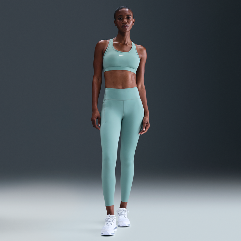 Leggings De Correr De Tiro Alto De 7/8 Con Bolsillos Para Mujer Nike Swift Verde