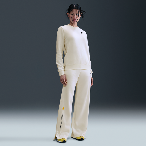 Pantalones De Piernas Anchas Para Mujer Nike Sportswear Blanco