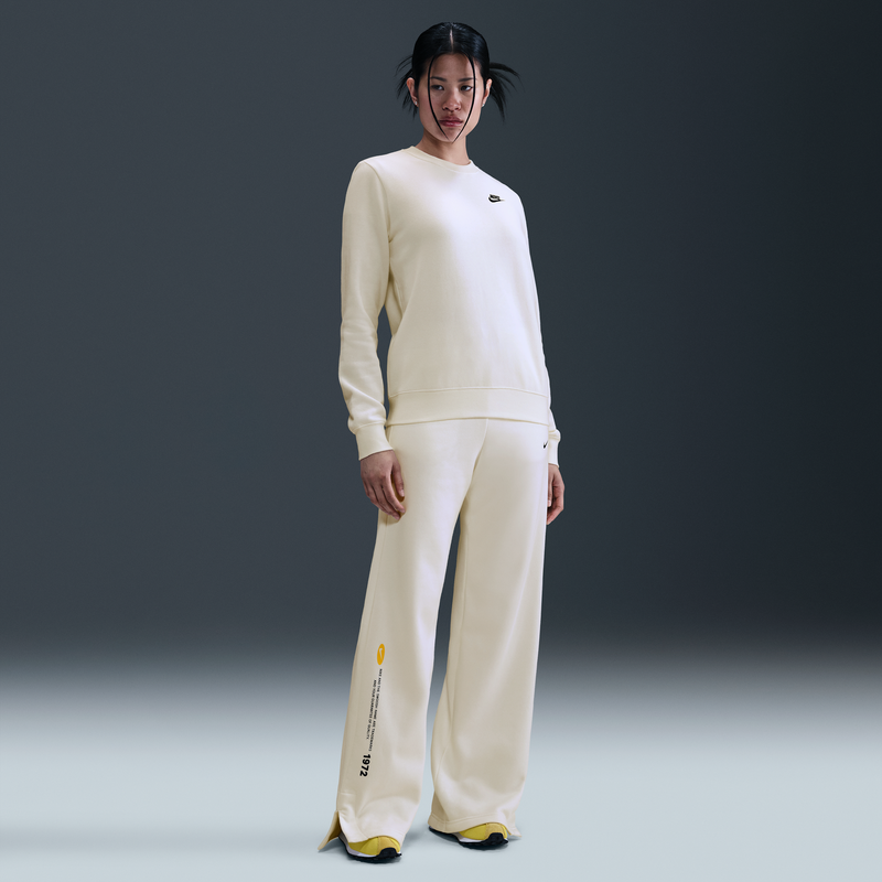 Pantalones De Piernas Anchas Para Mujer Nike Sportswear Blanco