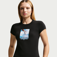 Playera slim para mujer Nike Sportswear Negro