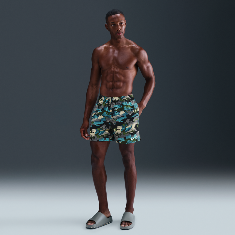 Shorts de voleibol de 13 cm Nike Classic Camo Negro