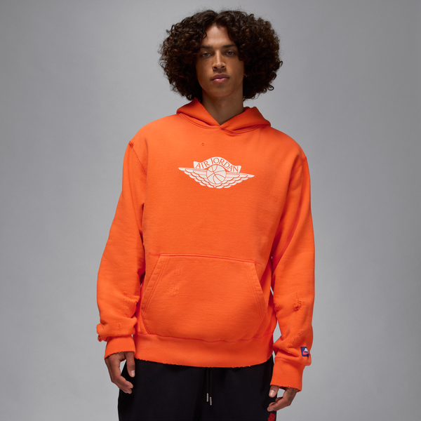 Sudadera Con Gorro Sin Cierre De Tejido Fleece Para Hombre Jordan Rare Air Naranja