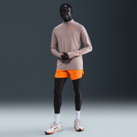 Shorts de correr Dri-FIT con forro de ropa interior de 13 cm para hombre Nike Stride "Eliud Kipchoge" Naranja