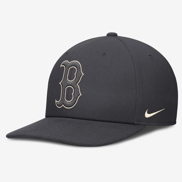 Gorra Estructurada De Visera Cuadrada Para Hombre Nike Statement Dri-Fit Pro De Los Boston Red Sox Gris