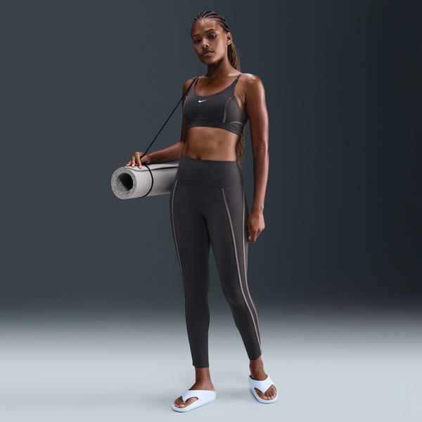 Leggings De Tiro Alto De 7/8 Para Mujer Nike One Gris