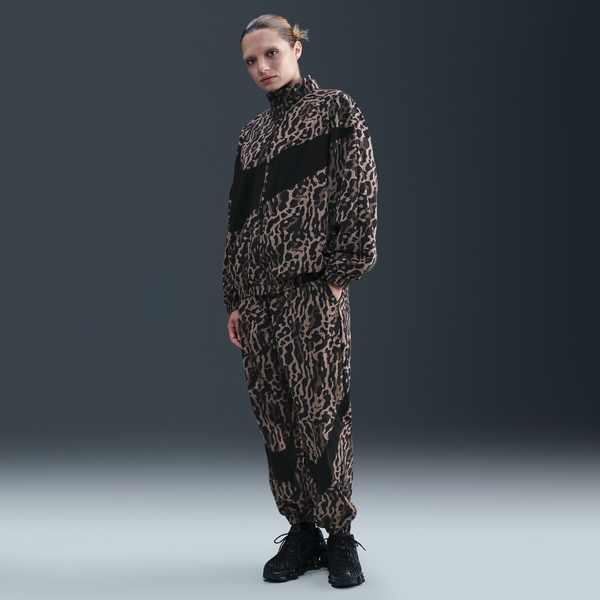 Pantalones De Tejido Woven Estampados Para Mujer Nike Sportswear Negro