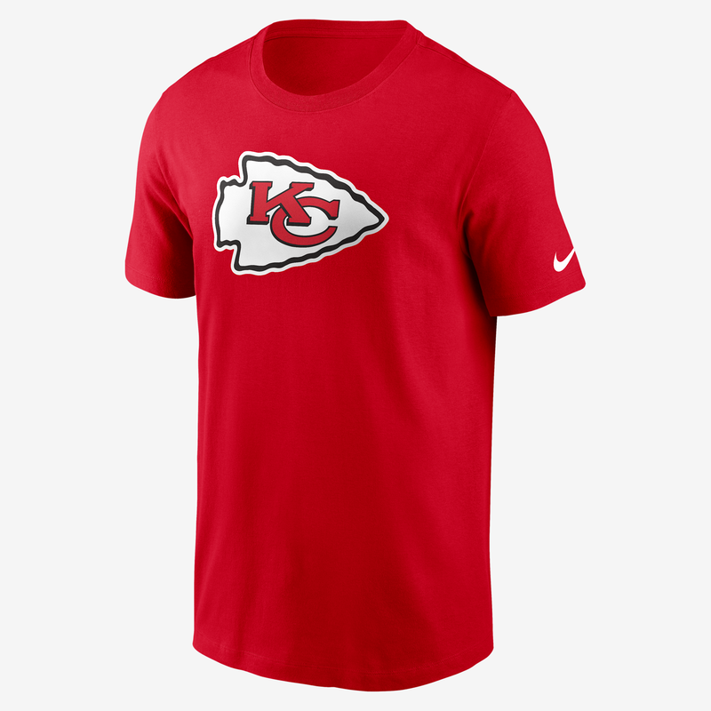 Playera para hombre Nike Logo Essential (NFL Kansas City Chiefs) Rojo