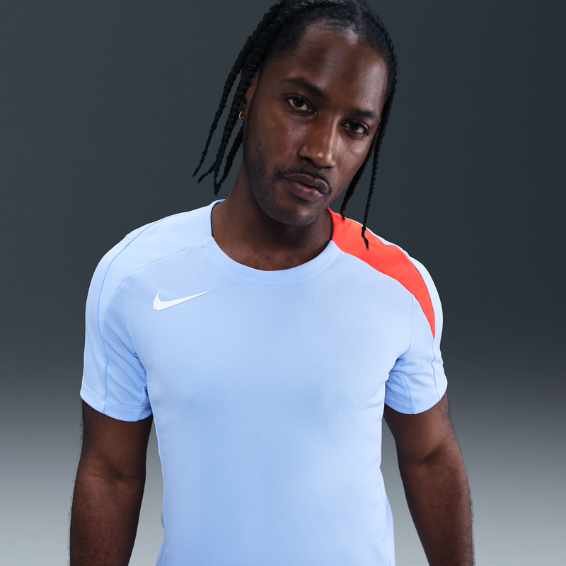 Playera De Fútbol Dri-Fit Para Hombre Nike Strike Azul
