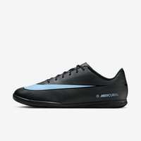 Tacos de fútbol para cancha cubierta de corte low Nike Mercurial Vapor 16 Club Negro