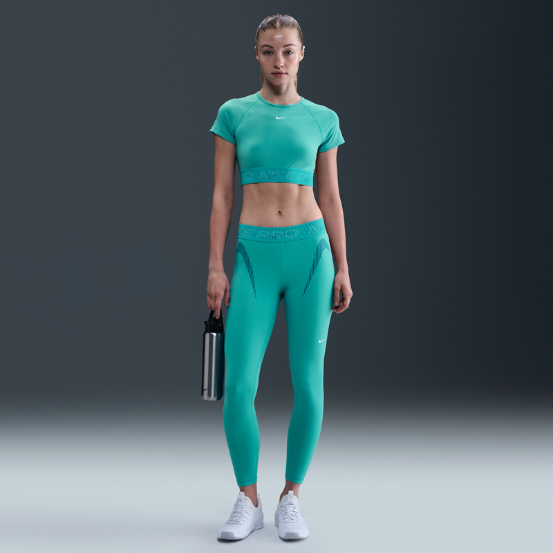 Leggings Con Gráfico De Tiro Medio De 7/8 Para Mujer Nike Pro Verde