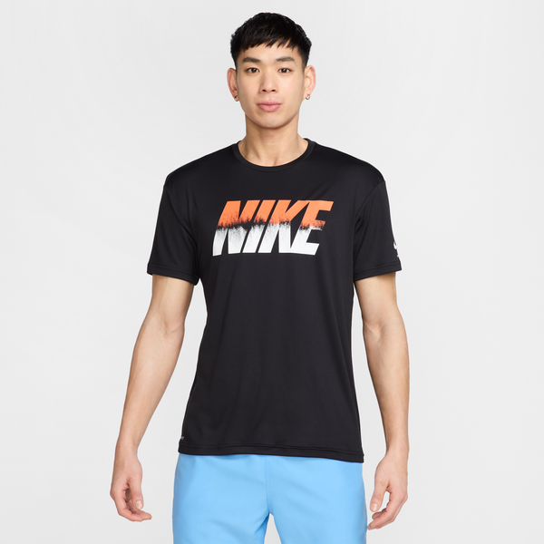 Playera De Manga Corta Para Hombre Nike Swim Hydroguard Negro
