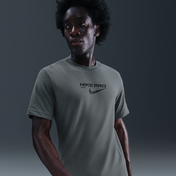 Playera De Entrenamiento Dri-Fit Para Hombre Nike Gris