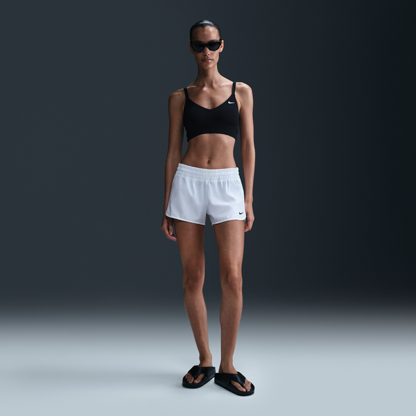 Shorts Para Salida De Baño Para Mujer Nike Swim Blanco