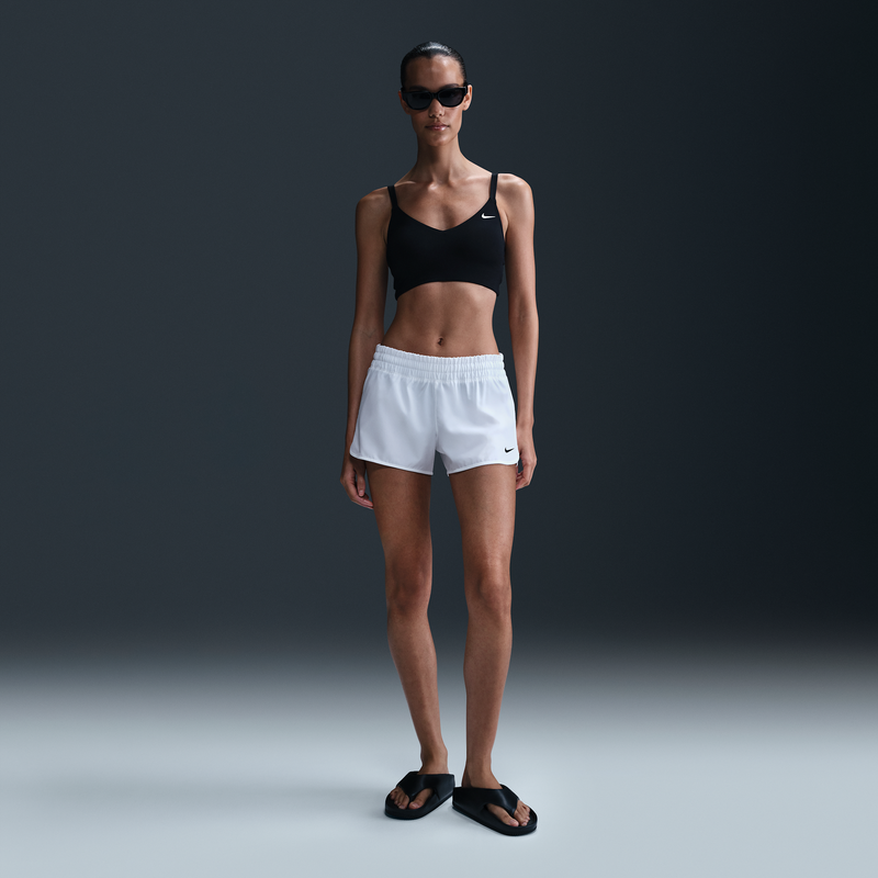 Shorts Para Salida De Baño Para Mujer Nike Swim Blanco