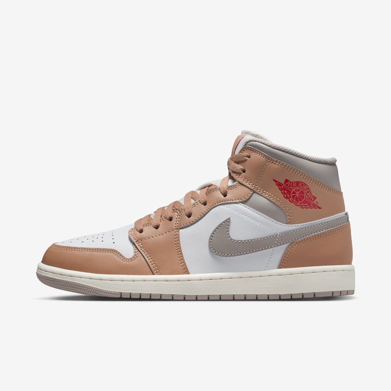 Tenis Para Hombre Air Jordan 1 Mid Marrón