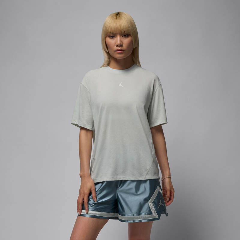 Playera De Manga Corta Diamond Para Mujer Jordan Sport Gris