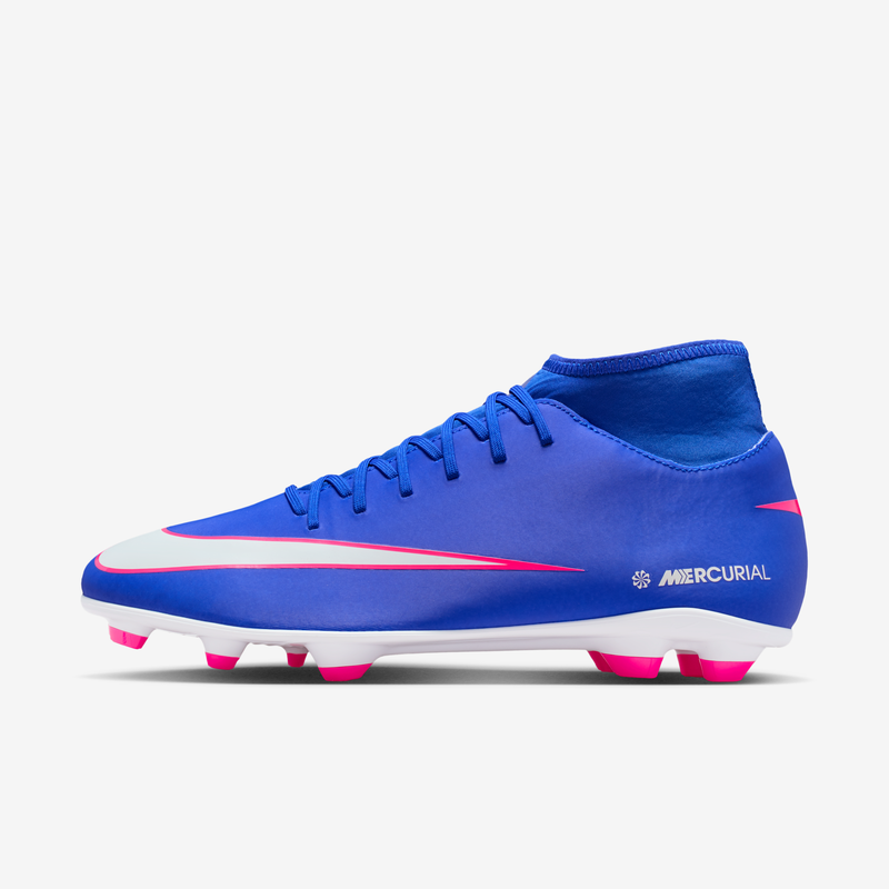 Tacos de fútbol para terrenos múltiples de corte high Nike Mercurial Superfly 10 Club Azul