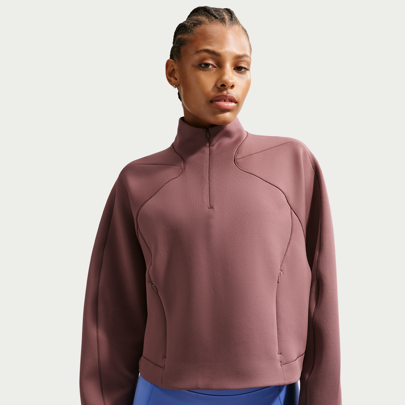 Playera Dri-FIT con cierre de 1/4 para mujer Nike Universa