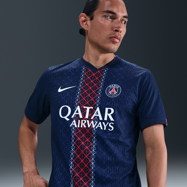 Jersey De Fútbol Nike Dri-Fit Adv Authentic Del Paris Saint-Germain Local 2025/26 Match Para Hombre Azul