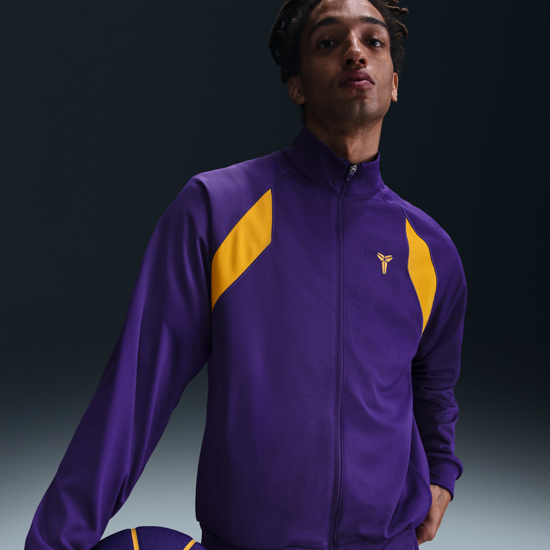 Chamarra Dri-Fit De Tejido Knit Kobe Morado