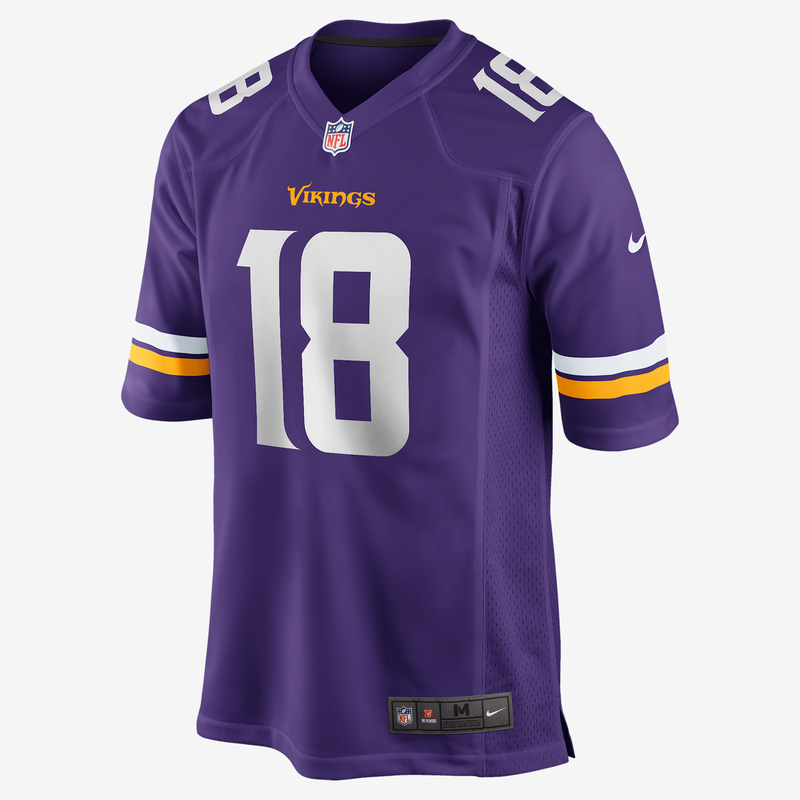 Camiseta game para hombre NFL Minnesota Vikings (Justin Jefferson)