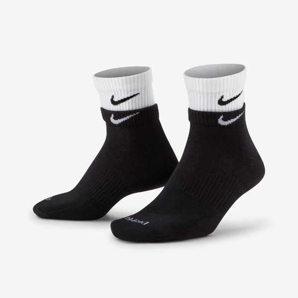Calcetines De Entrenamiento Al Tobillo Nike Everyday Plus Cushioned Negro