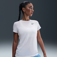 Camiseta Hydroguard de manga corta para mujer Nike Dri-FIT Essential Blanco