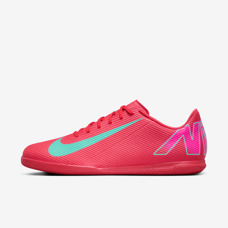 Tacos De Fútbol Para Cancha Cubierta De Corte Low Nike Mercurial Vapor 16 Club Rojo