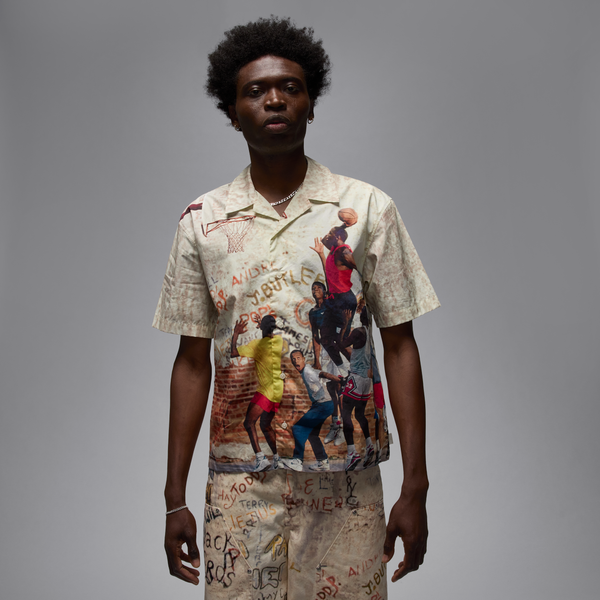 Playera De Campamento Para Hombre Air Jordan Blanco