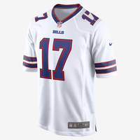 Jersey de fútbol americano Game para hombre NFL Buffalo Bills (Josh Allen) Blanco