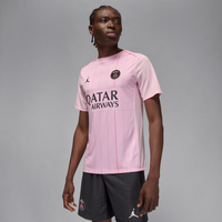 Playera de fútbol Jordan Dri-FIT para antes del partido para hombre Paris Saint-Germain Academy Pro Fourth Rosa