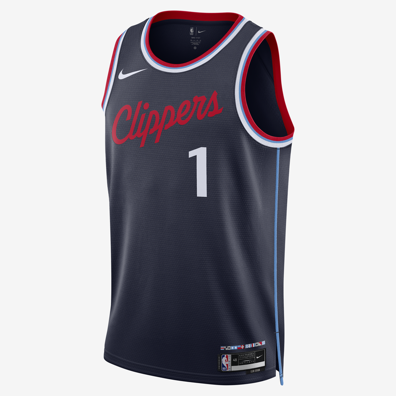 Jersey Nike Dri-Fit De La Nba Para Hombre James Harden La Clippers Swingman Icon Edition Azul