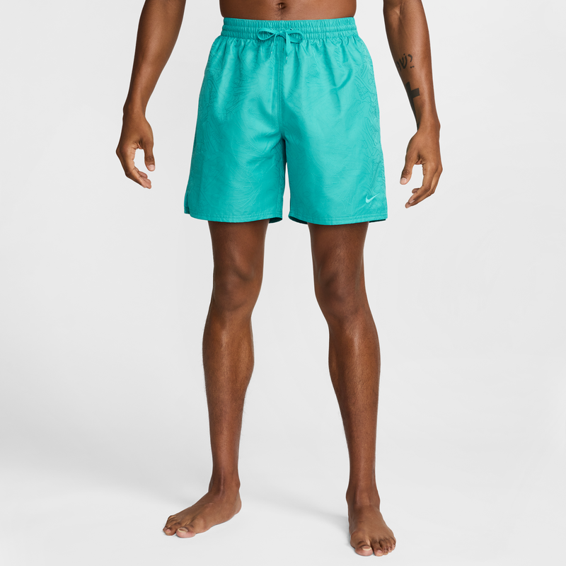 Shorts de vóleibol de 18 cm con forro completo para hombre Nike Swim Breaker Verde