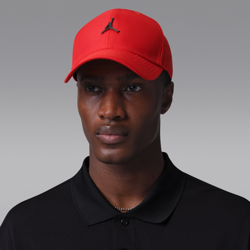 Gorra con estructura con Jumpman metálico Jordan Rise Rojo