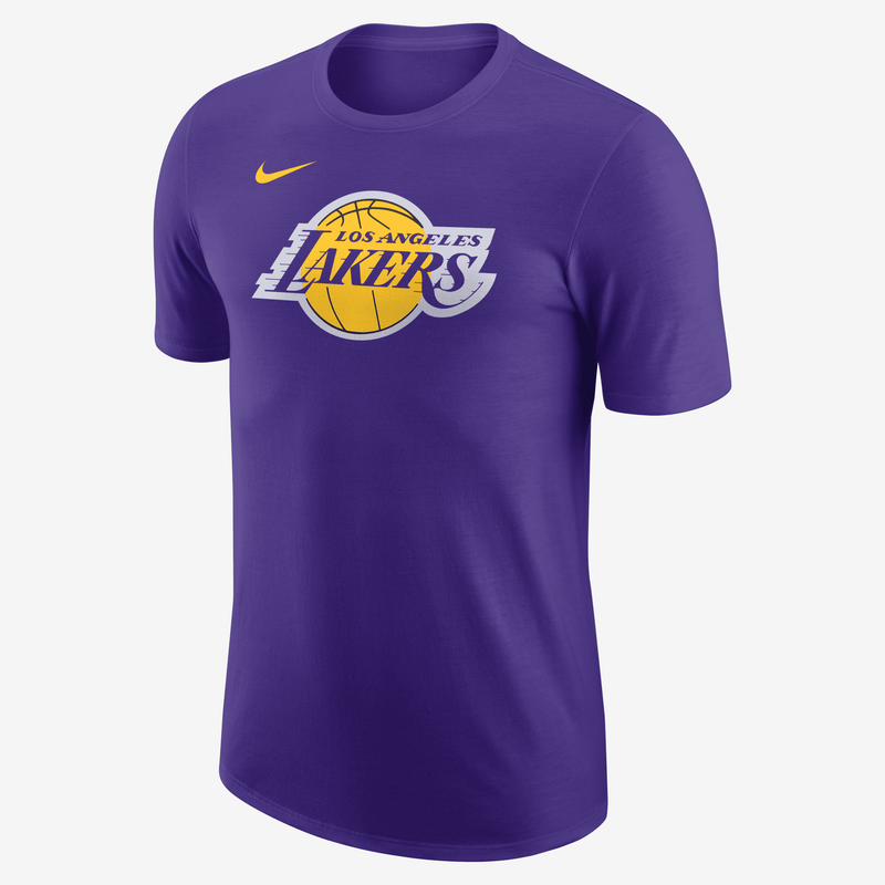 Playera Nike De La Nba Para Hombre Los Angeles Lakers Essential Morado