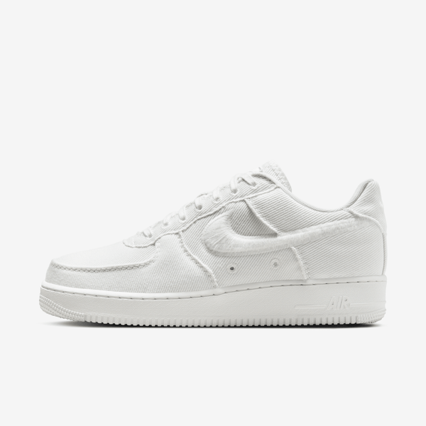 Tenis Para Hombre Nike Air Force 1 Low Canvas Blanco