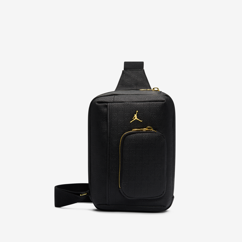 Bandolera Monogram (3 L) Jordan Negro