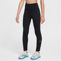 Leggings Dri-FIT de tiro alto para niña talla grande Nike One Negro