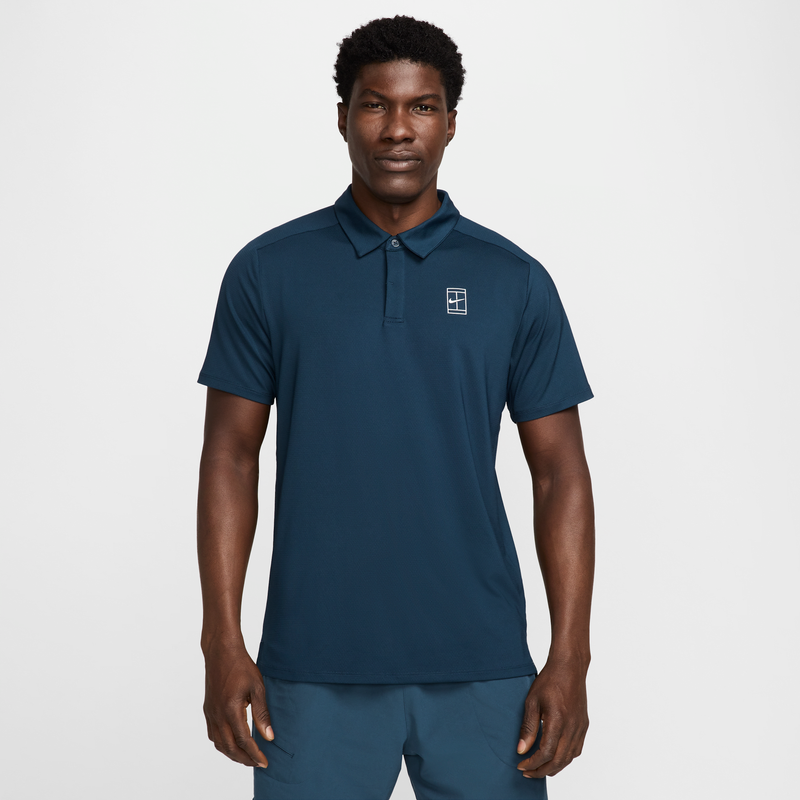 Polo De Tenis Dri-Fit Para Hombre Nikecourt Advantage Azul