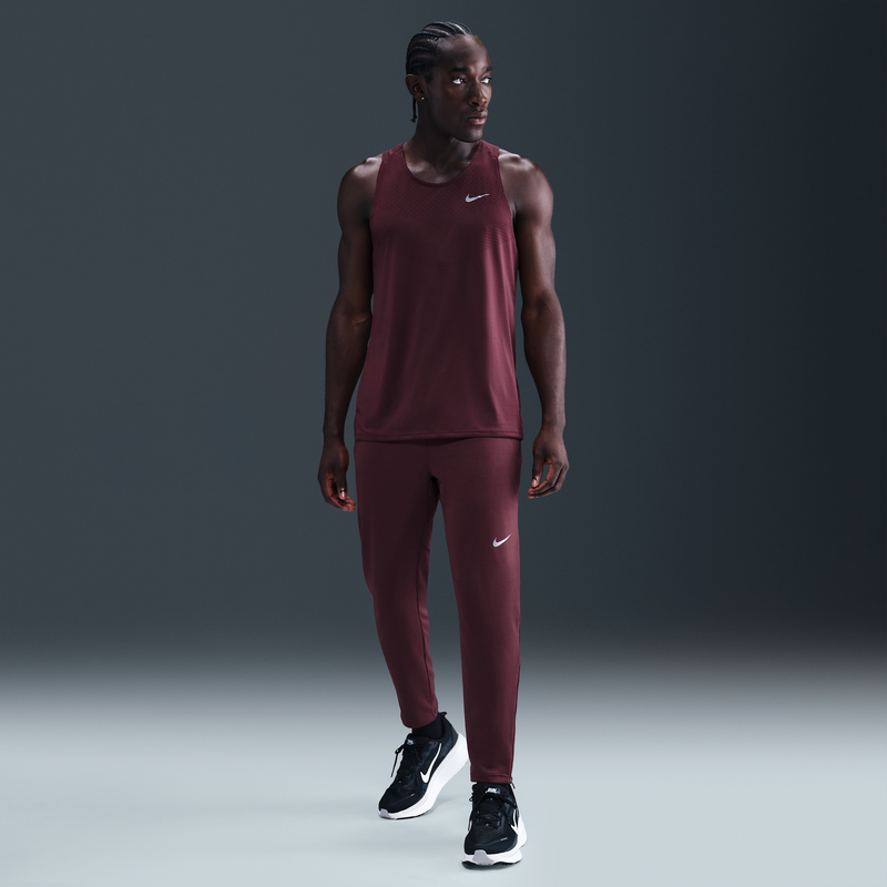 Pants De Correr De Tejido Knit Dri-Fit Para Hombre Nike Stride Rojo