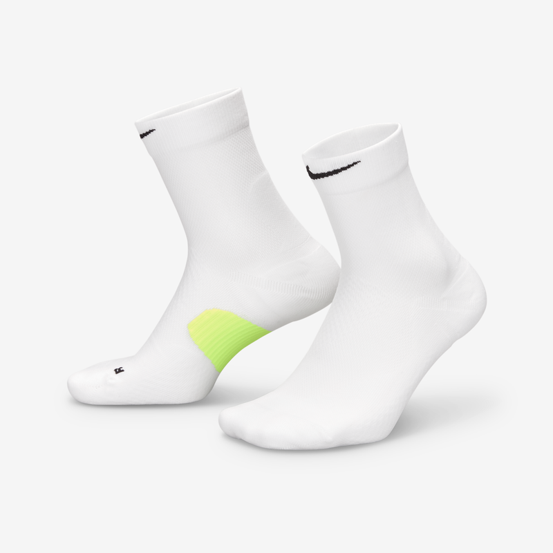 Microcalcetas (1 par) Nike Running Midweight Blanco