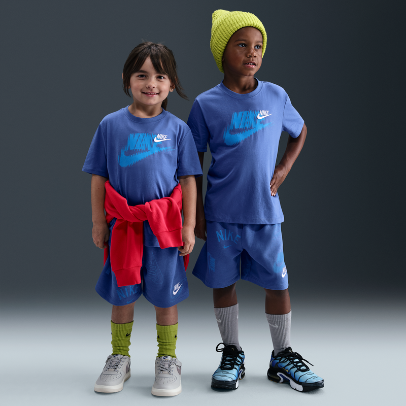Conjunto De 2 Piezas Con Shorts Energy Nike Para Preescolar Azul