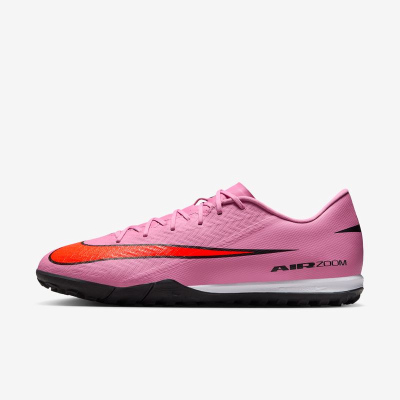 Tacos de fútbol para pasto sintético (turf) de corte low Nike Mercurial Vapor 16 Academy Rosa