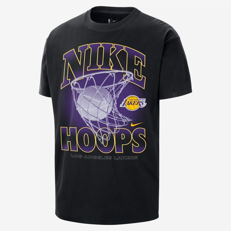 Playera Nike De La Nba Max90 Para Hombre Los Angeles Lakers Courtside Negro