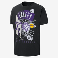 Playera Nike NBA Vintage para hombre Los Angeles Lakers Courtside Negro