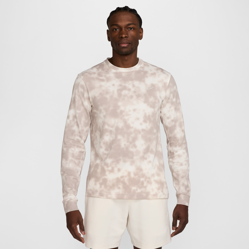 Playera De Fitness Dri-Fit De Manga Larga Para Hombre Nike Primary Blanco