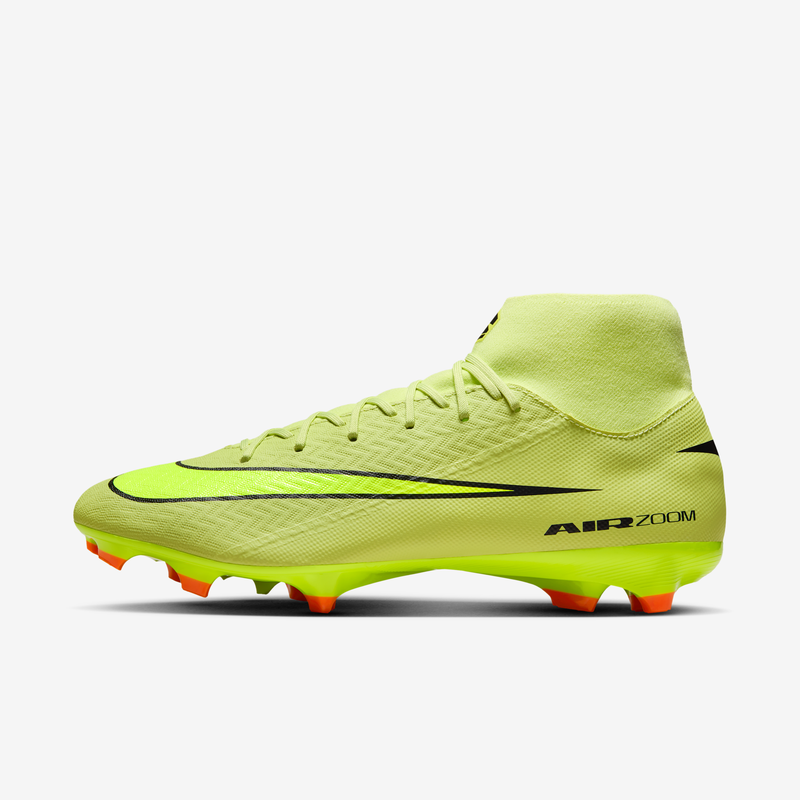 Tacos de fútbol para terrenos múltiples de corte high Nike Mercurial Superfly 10 Academy Verde